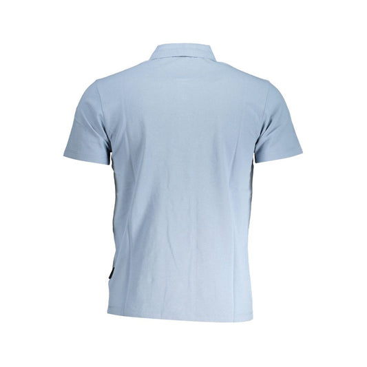 Napapijri Blaues Baumwoll-Poloshirt