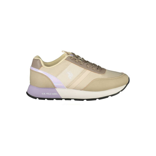 US POLO ASSN. Beige Nylon-Sneaker
