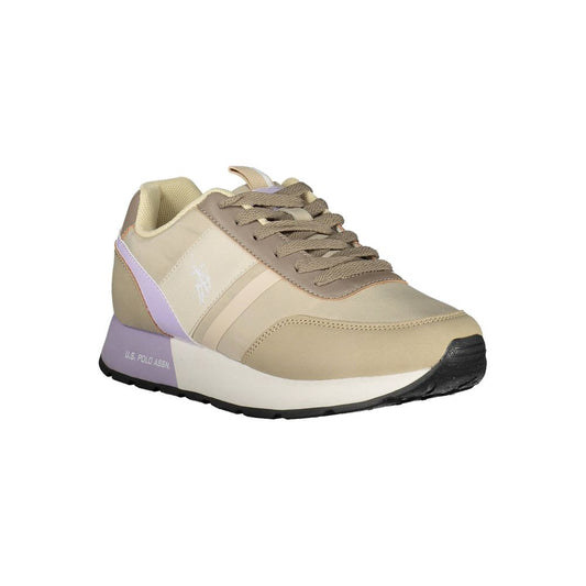 US POLO ASSN. Beige Nylon-Sneaker