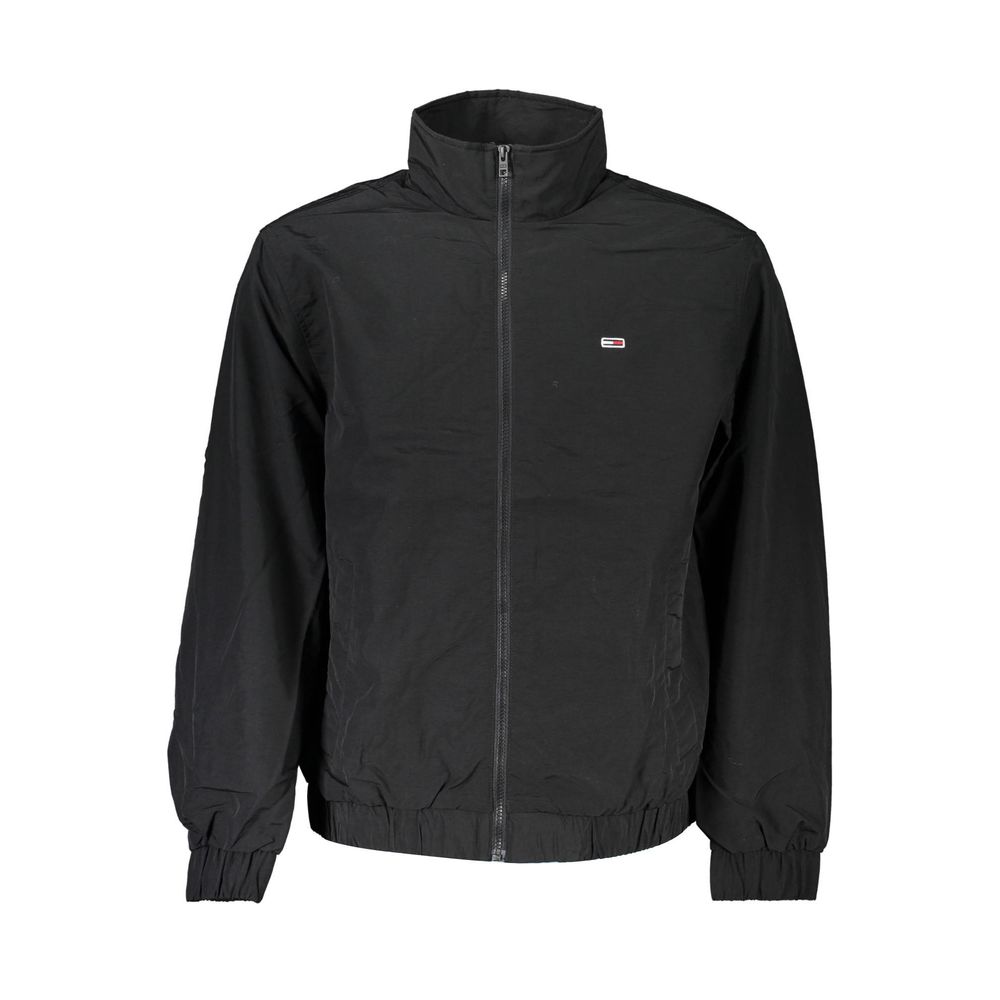 Tommy Hilfiger – Schwarze Polyamid-Herrenjacke