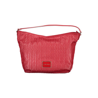 Mario Valentino Rote Polyethylen-Handtasche