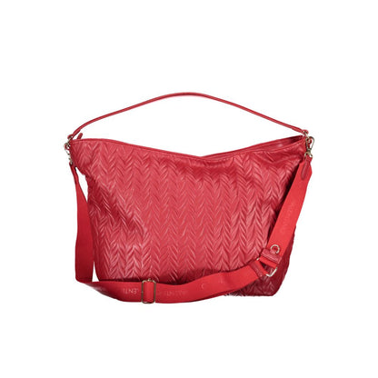 Mario Valentino Rote Polyethylen-Handtasche