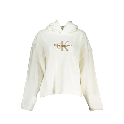 Calvin Klein Weißer Baumwollpullover für Damen