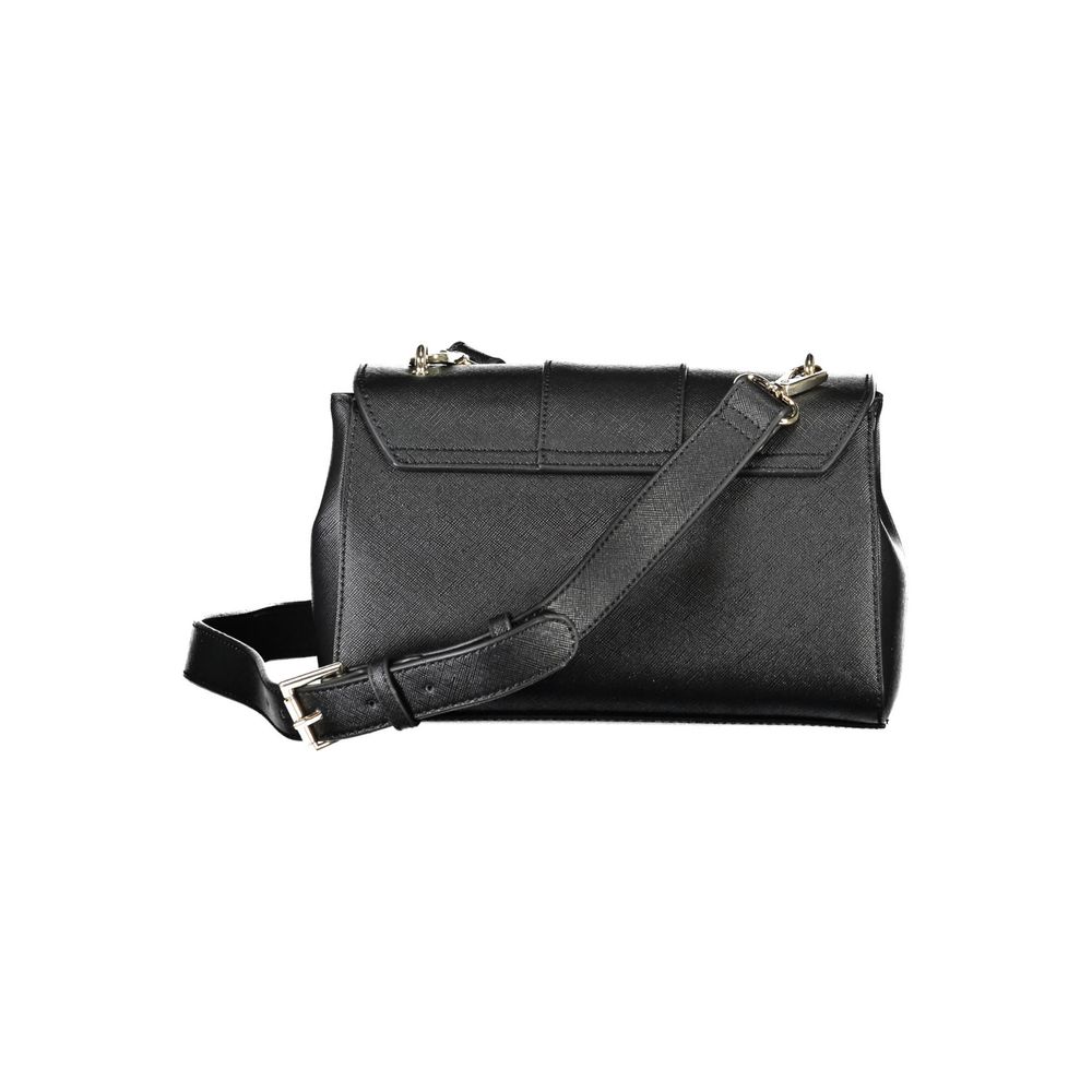 Mario Valentino Schwarze Polyethylen-Handtasche