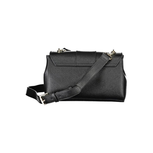 Mario Valentino Schwarze Polyethylen-Handtasche