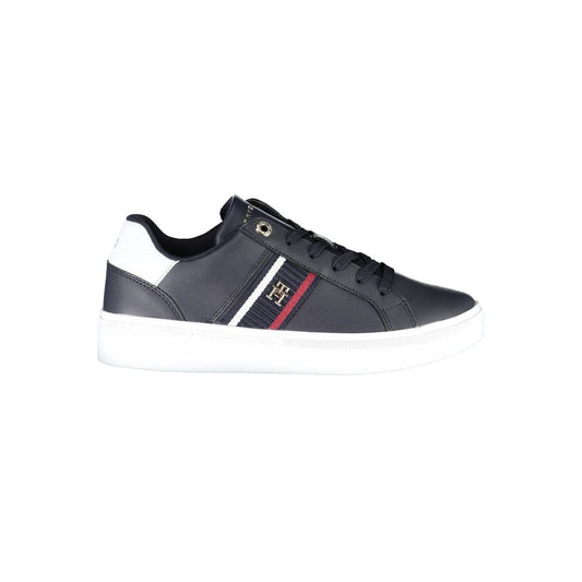 Tommy Hilfiger – Blauer Polyester-Sneaker