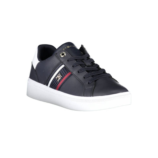 Tommy Hilfiger – Blauer Polyester-Sneaker
