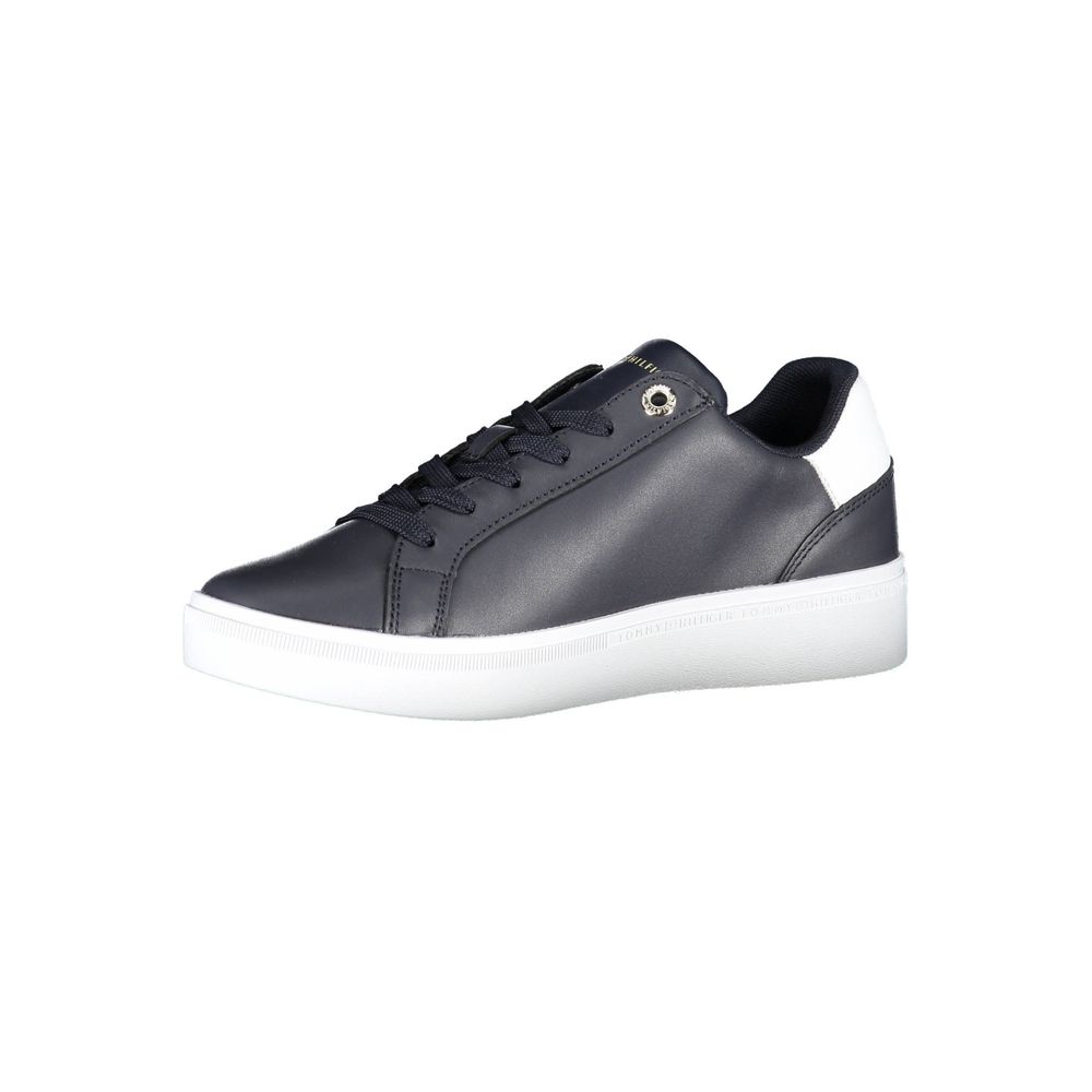 Tommy Hilfiger – Blauer Polyester-Sneaker