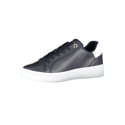 Tommy Hilfiger – Blauer Polyester-Sneaker