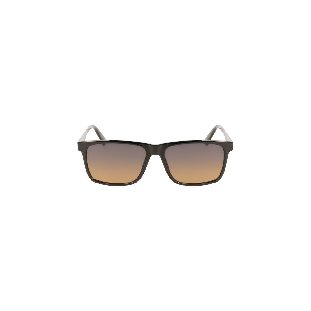 Calvin Klein Herren-Sonnenbrille aus schwarzem Kunststoff