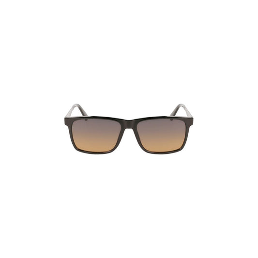 Calvin Klein Herren-Sonnenbrille aus schwarzem Kunststoff