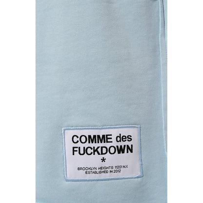 Comme Des Fuckdown Blue Cotton Short
