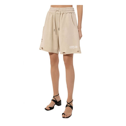 Comme Des Fuckdown Beige Cotton Short