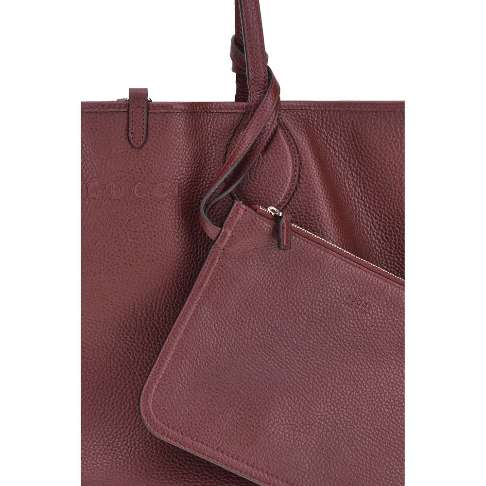 Gucci Bordeaux Kalbsleder Bos Taurus Schultertasche
