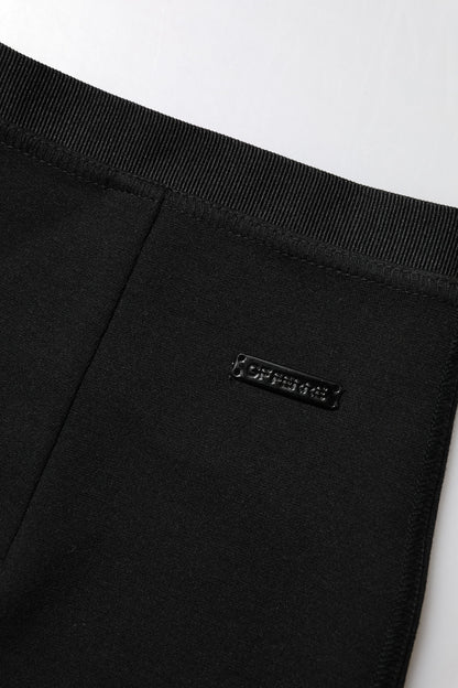 GF Ferre – Schwarzer, knielanger Bleistiftrock aus Polyester