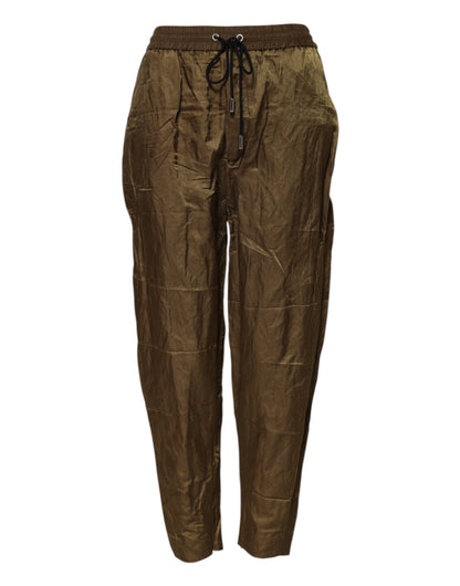 Dsquared² Braune Jogginghose mit mittlerer Taille für Damen