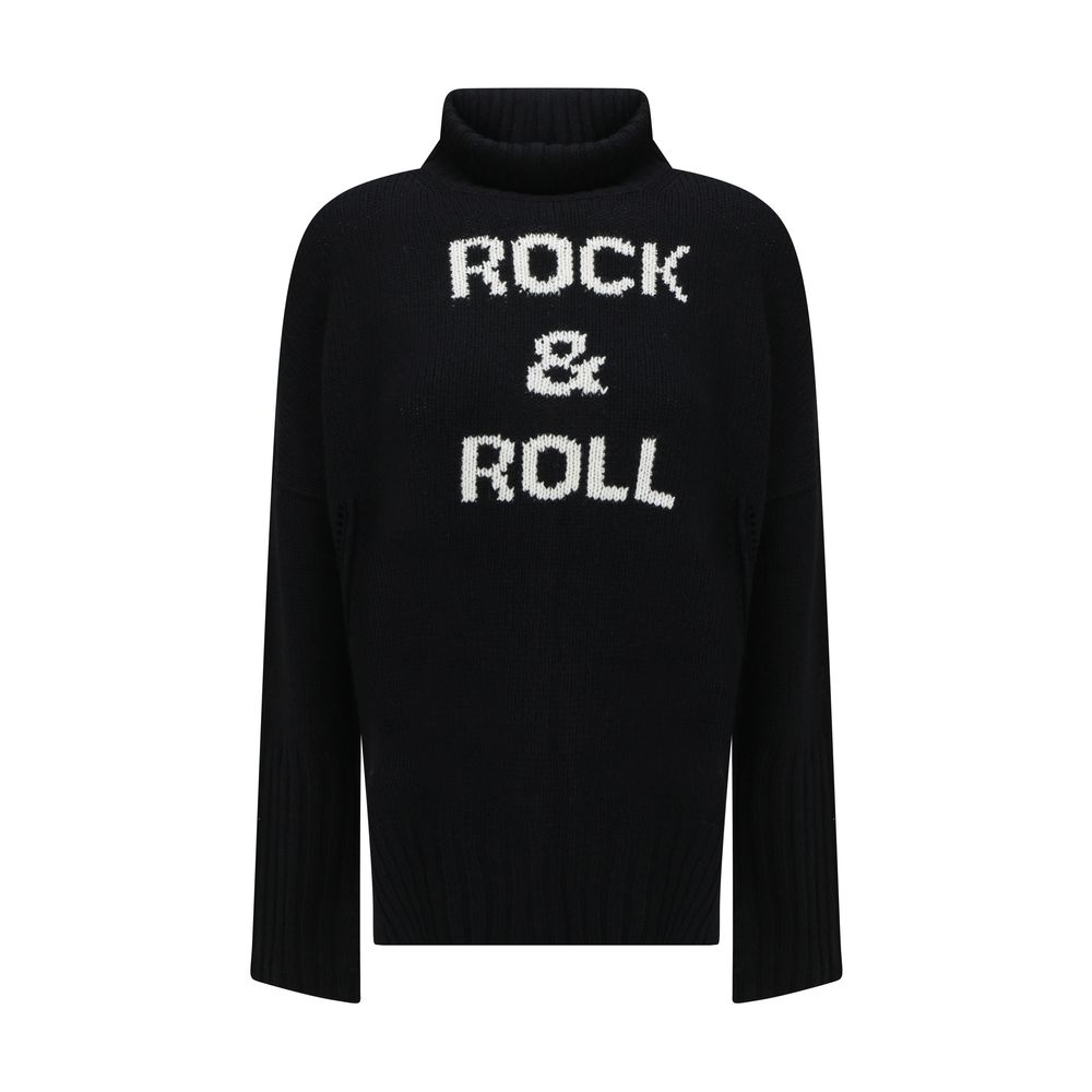 Zadig &amp; Voltaire Schwarzes Sweatshirt aus Merinowolle