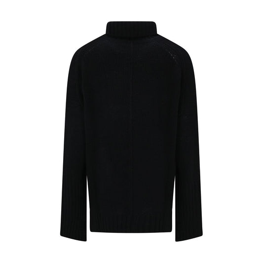 Zadig &amp; Voltaire Schwarzes Sweatshirt aus Merinowolle