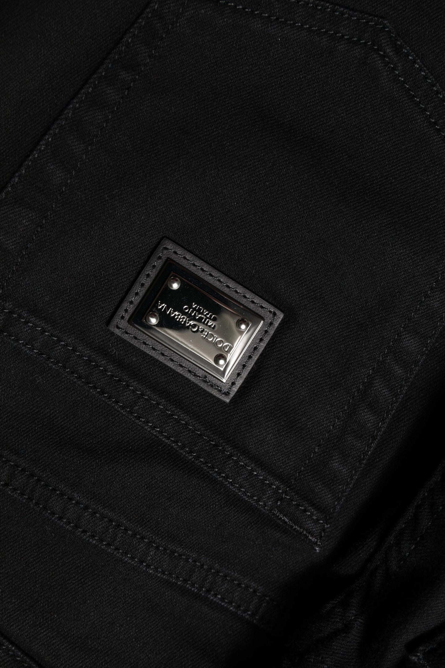 Dolce & Gabbana Black Boyfriend Cotton Mid Waist Denim Jeans