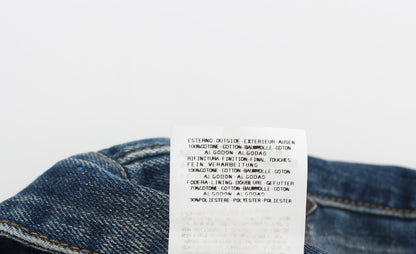 Costume National Jeans in Blau mit Waschung und schmaler Passform