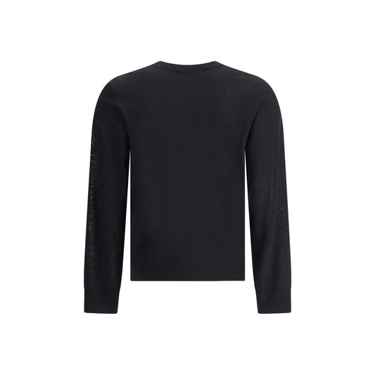 Dsquared² Black Fleece Wool Sweatshirt