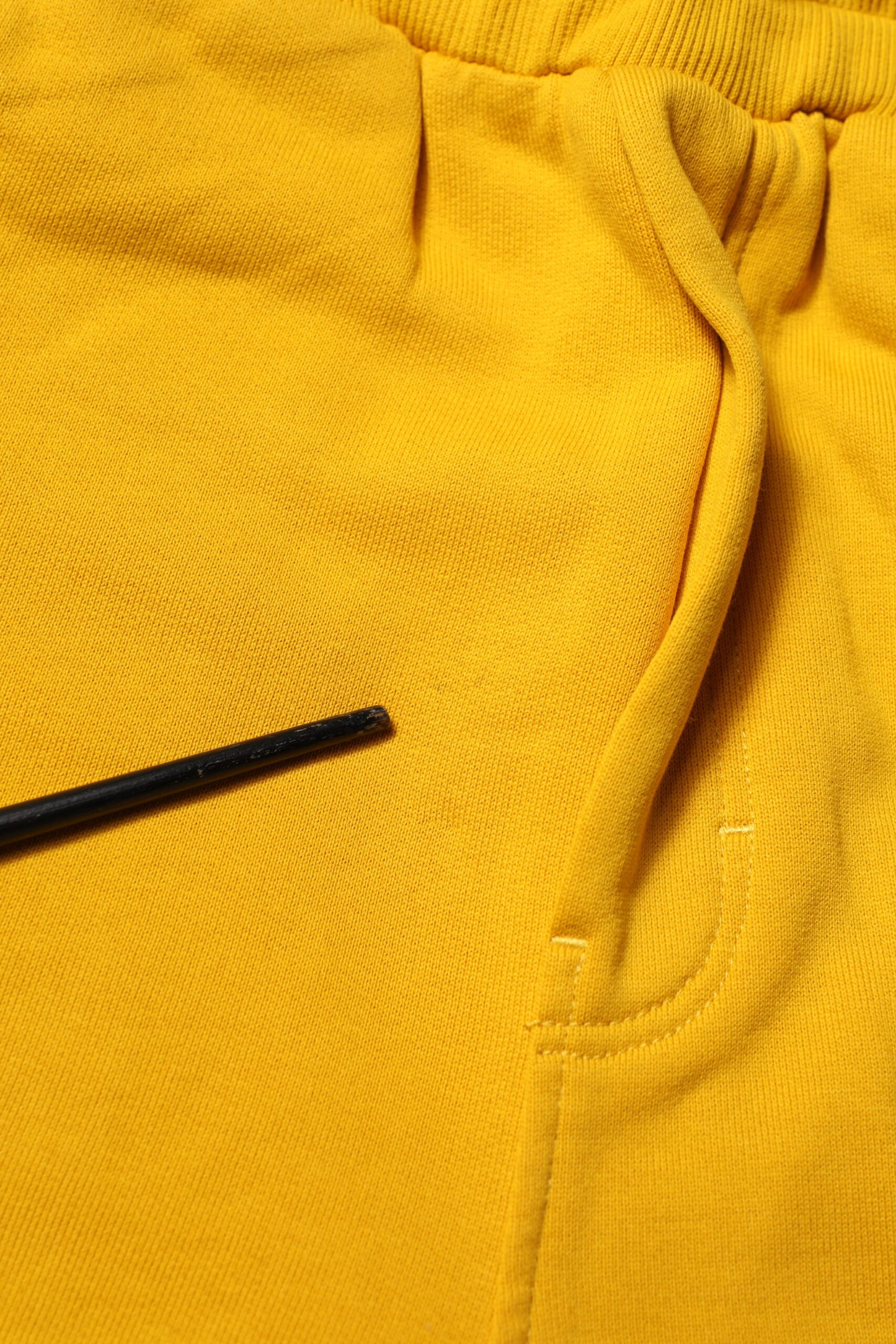 Dolce &amp; Gabbana – Jogginghose aus gelber Baumwolle