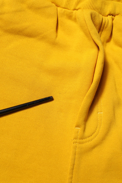 Dolce &amp; Gabbana – Jogginghose aus gelber Baumwolle