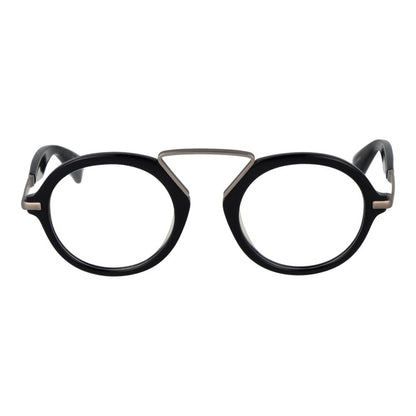 Yohji Yamamoto Schwarze Herren-Brillenfassung