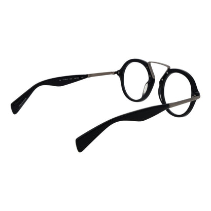 Yohji Yamamoto Schwarze Herren-Brillenfassung