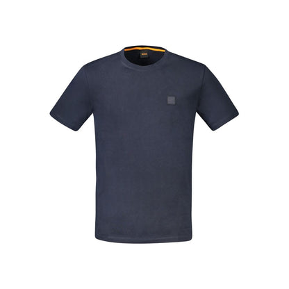 Hugo Boss – Blaues Baumwoll-T-Shirt für Herren