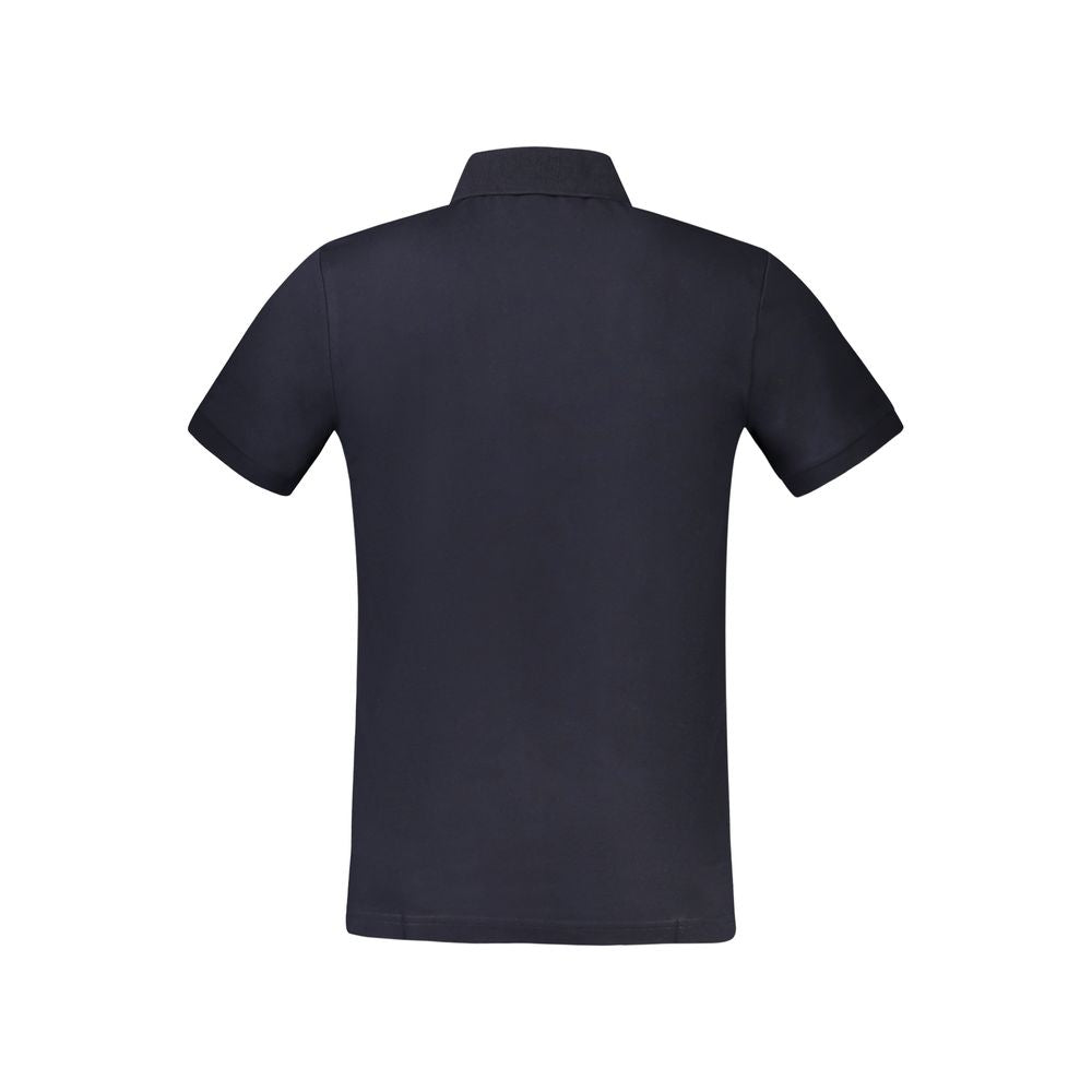 Hugo Boss – Blaues Poloshirt aus Baumwolle