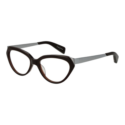 Yohji Yamamoto Braunes Unisex-Brillengestell