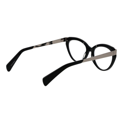Yohji Yamamoto Schwarze Acetat-Brille (Gestell)