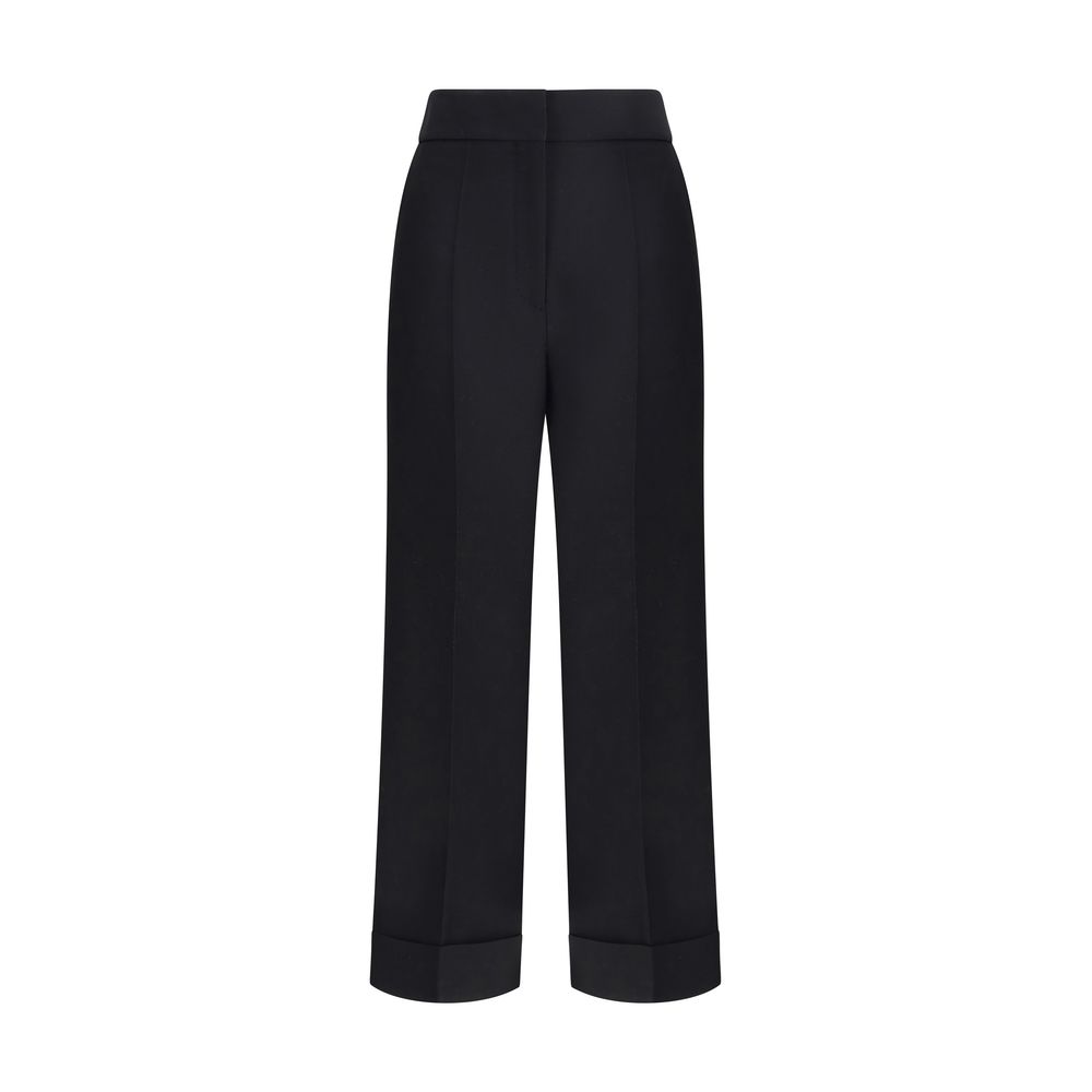 Schwarze Wollhose von Valentino