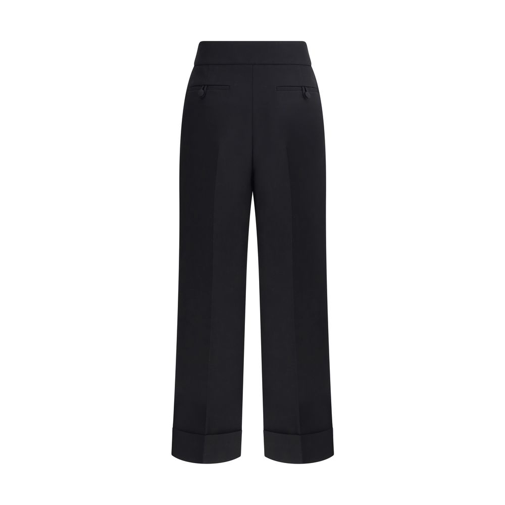 Schwarze Wollhose von Valentino
