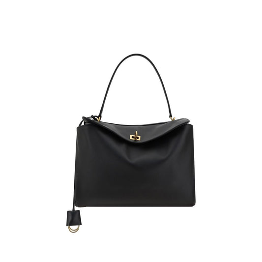 Balenciaga Schultertasche aus schwarzem Kalbsleder Bos Taurus