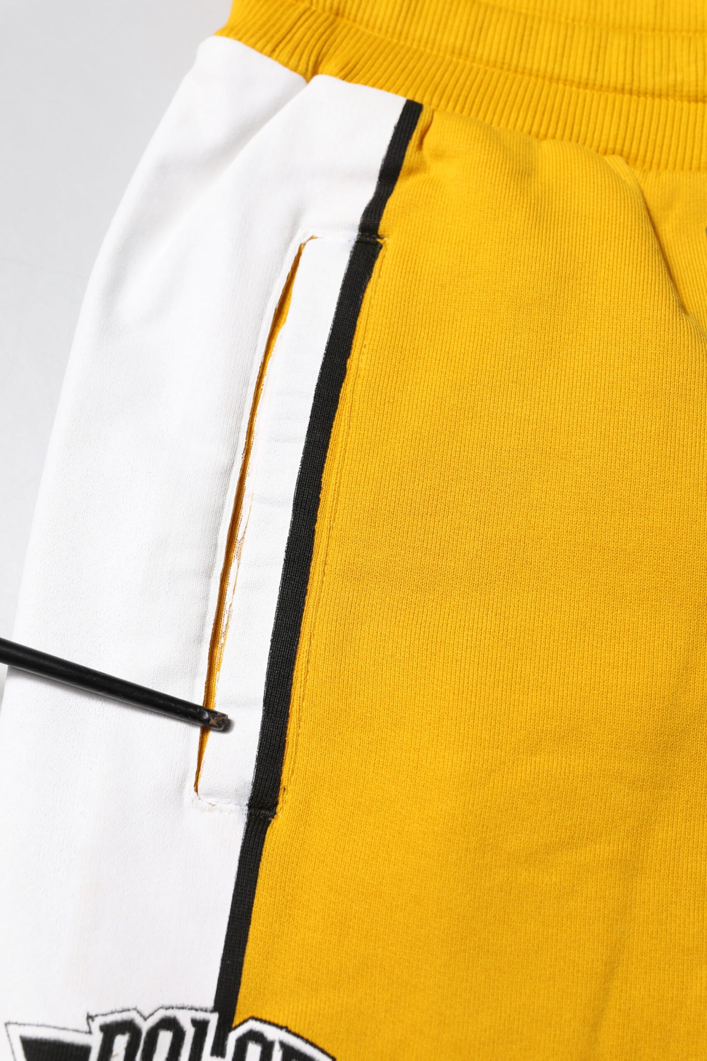 Dolce &amp; Gabbana – Jogginghose aus gelber Baumwolle