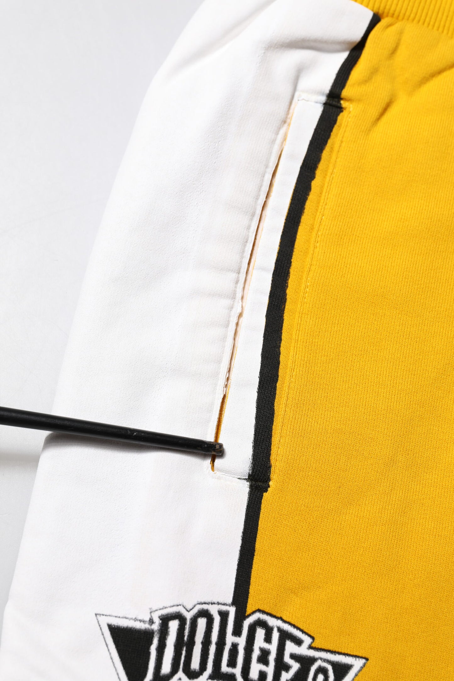 Dolce &amp; Gabbana Gelbe Jogginghose aus Baumwolle