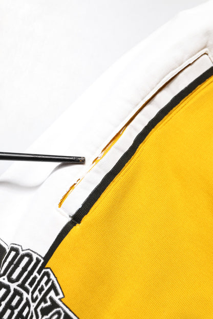 Dolce &amp; Gabbana – Jogginghose mit Logo aus gelber Baumwolle