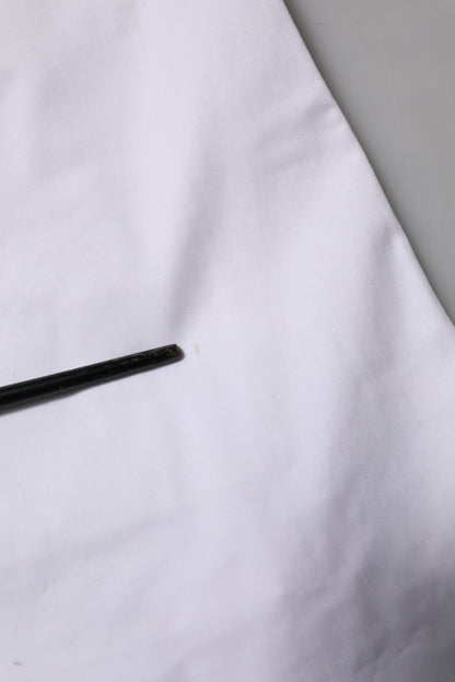 Dolce &amp; Gabbana Weiße Chinos Baumwollstretch-Freizeitshorts