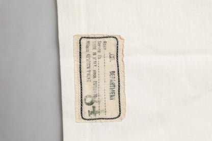 Dolce &amp; Gabbana Weißes Love Peace Baumwoll-T-Shirt für Herren mit Rundhalsausschnitt