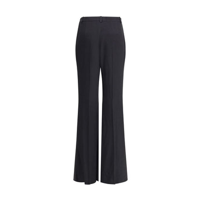 Balenciaga Schwarze Hose aus Viskose mit ausgestelltem Bein