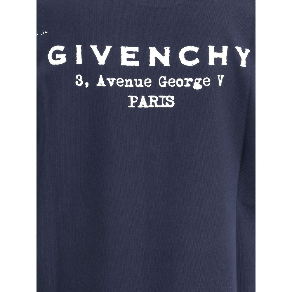 Givenchy T-Shirt mit Logo-Aufdruck auf der Rückseite