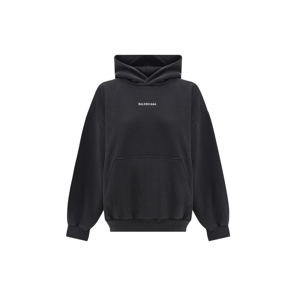Balenciaga Schwarzes Baumwoll-Sweatshirt