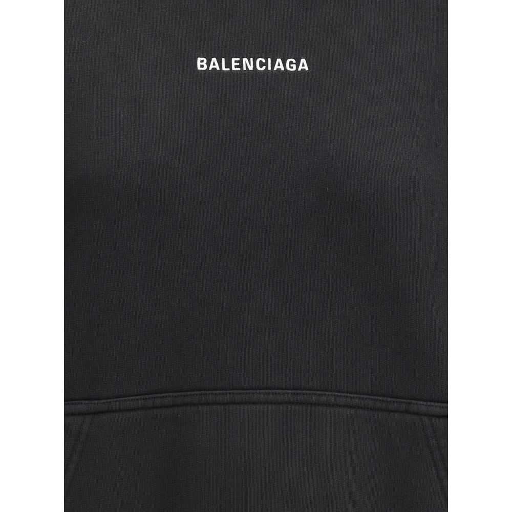 Balenciaga Schwarzes Baumwoll-Sweatshirt
