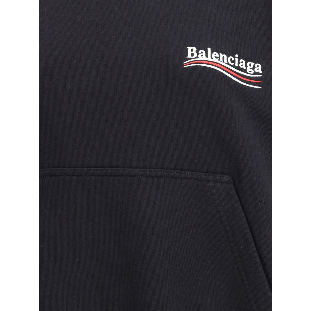 Balenciaga Schwarzes Baumwoll-Sweatshirt