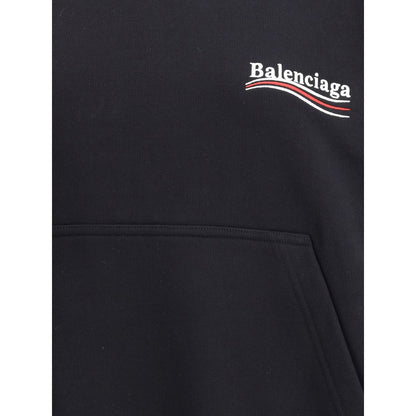 Balenciaga Schwarzes Baumwoll-Sweatshirt