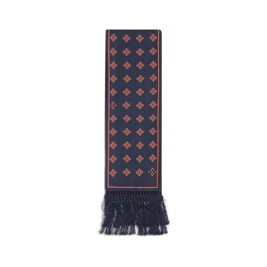 Valentino Garavani Blauer Seidenschal