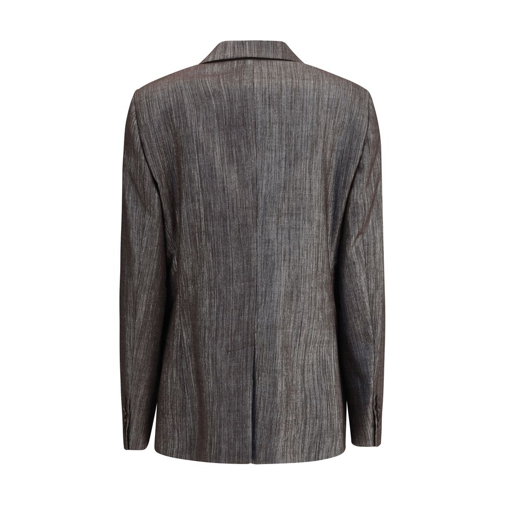 Gelber Blazer aus Polyester von Brunello Cucinelli