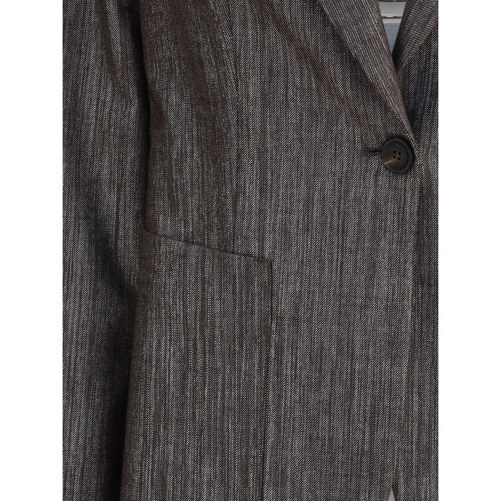 Gelber Blazer aus Polyester von Brunello Cucinelli